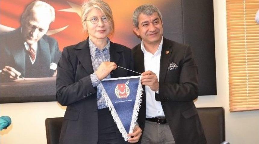 Anadolu Partisi Genel Başkanı Tarhan, Agc&rsquo;yi Ziyaret Etti