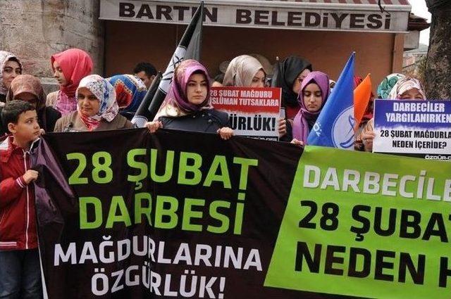 Bartın’da 28 Şubat Süreci Protesto Edildi