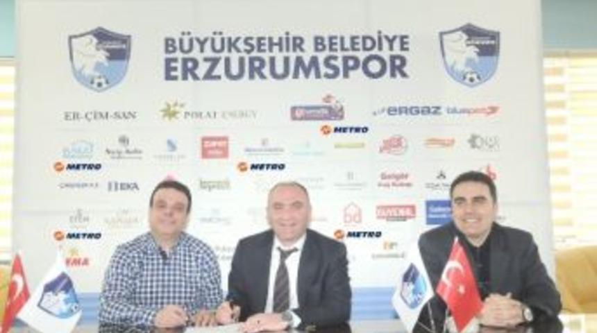 Metro Turizm B. B. Erzurumspor&rsquo;a Sponsor Oldu