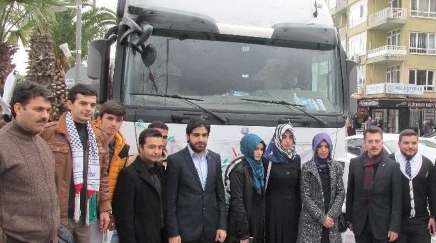 Aydın&rsquo;dan Suriyeli Savaş Mağdurlarına Bir Tır Yardım Malzemesi G&ouml;nderildi