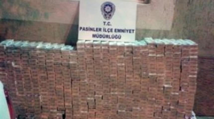 Pasinler&rsquo;de 6 Bin 210 Paket Ka&ccedil;ak Sigara Ele Ge&ccedil;irildi