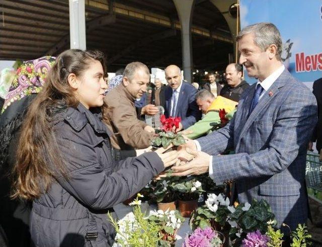 Gaziantep’te 80 Bin Çiçek Dağıtıldı