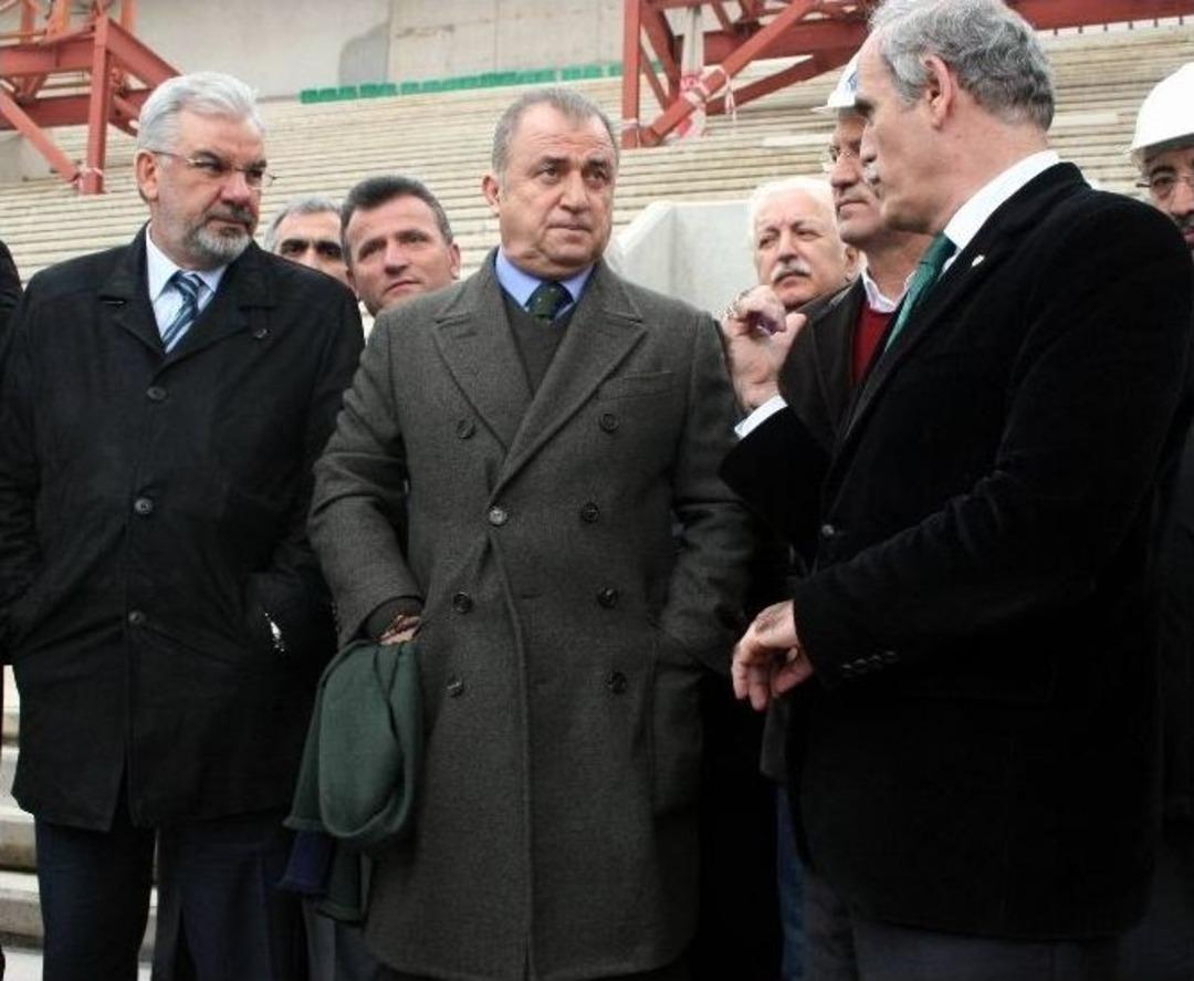 Fatih Terim Timsah Arena&rsquo;yı İnceledi