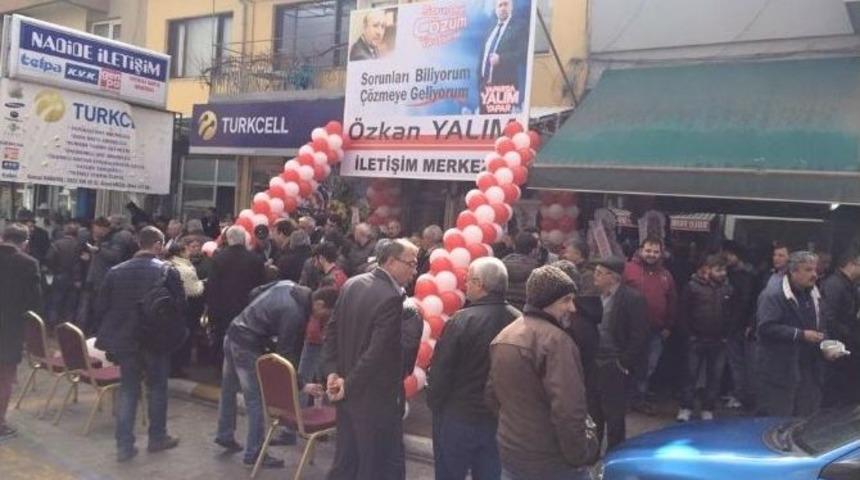 Chp&rsquo;li &Ouml;zkan Yalım, &Uuml;&ccedil;&uuml;nc&uuml; Se&ccedil;im Ofisini A&ccedil;tı