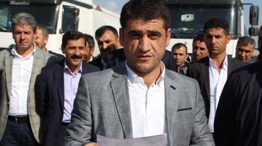 Silopi'de Akaryakıt Firma Sahiplerinden Protesto