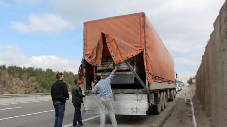 Suriye'ye Giden &Ccedil;alıntı Ara&ccedil;lara Otoyolda Operasyon