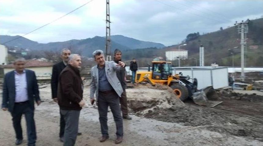 Yığılca Devlet Hastanesi Yolu Genişliyor