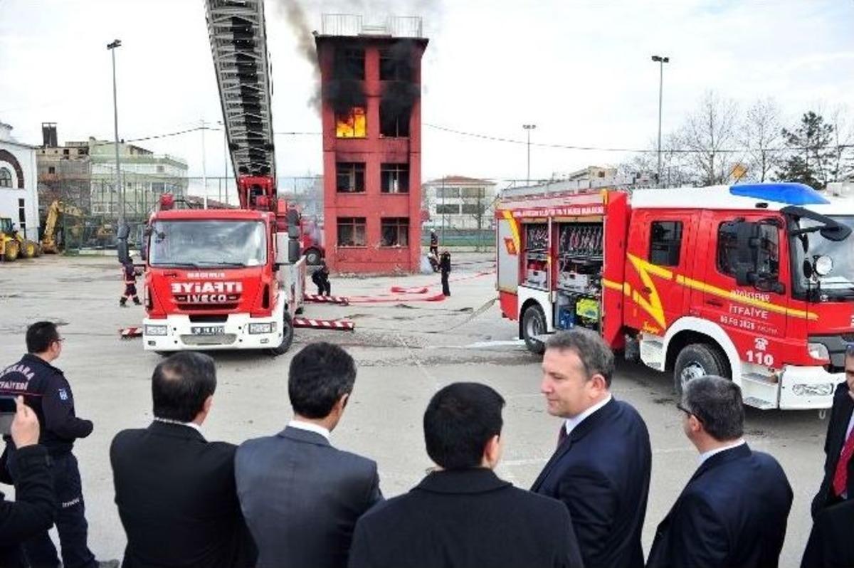 Ankara İtfaiyesi Tiranlı Konuklarını Ağırladı