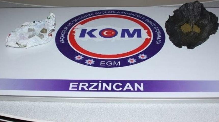 Erzincan&rsquo;da 19 Kilo Toz Esrar Ele Ge&ccedil;irildi