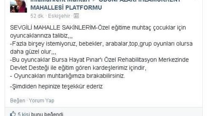 Kadın Muhtardan &Ouml;rnek Davranış