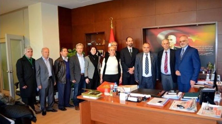 Makedonlardan S&ouml;ke Belediyesine Ziyaret (fotoğraflı)