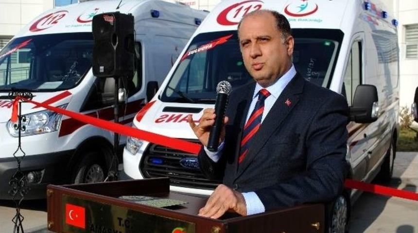 Amasya&rsquo;da 6 Ambulans Hizmete Girdi