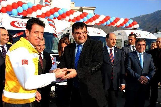 Amasya’da 6 Ambulans Hizmete Girdi