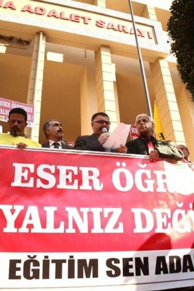 Eğitimcilerden, Memurluktan Atılan Çapar’a Destek