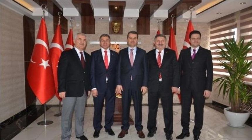 Tp Heyetinden Valiye Ziyaret