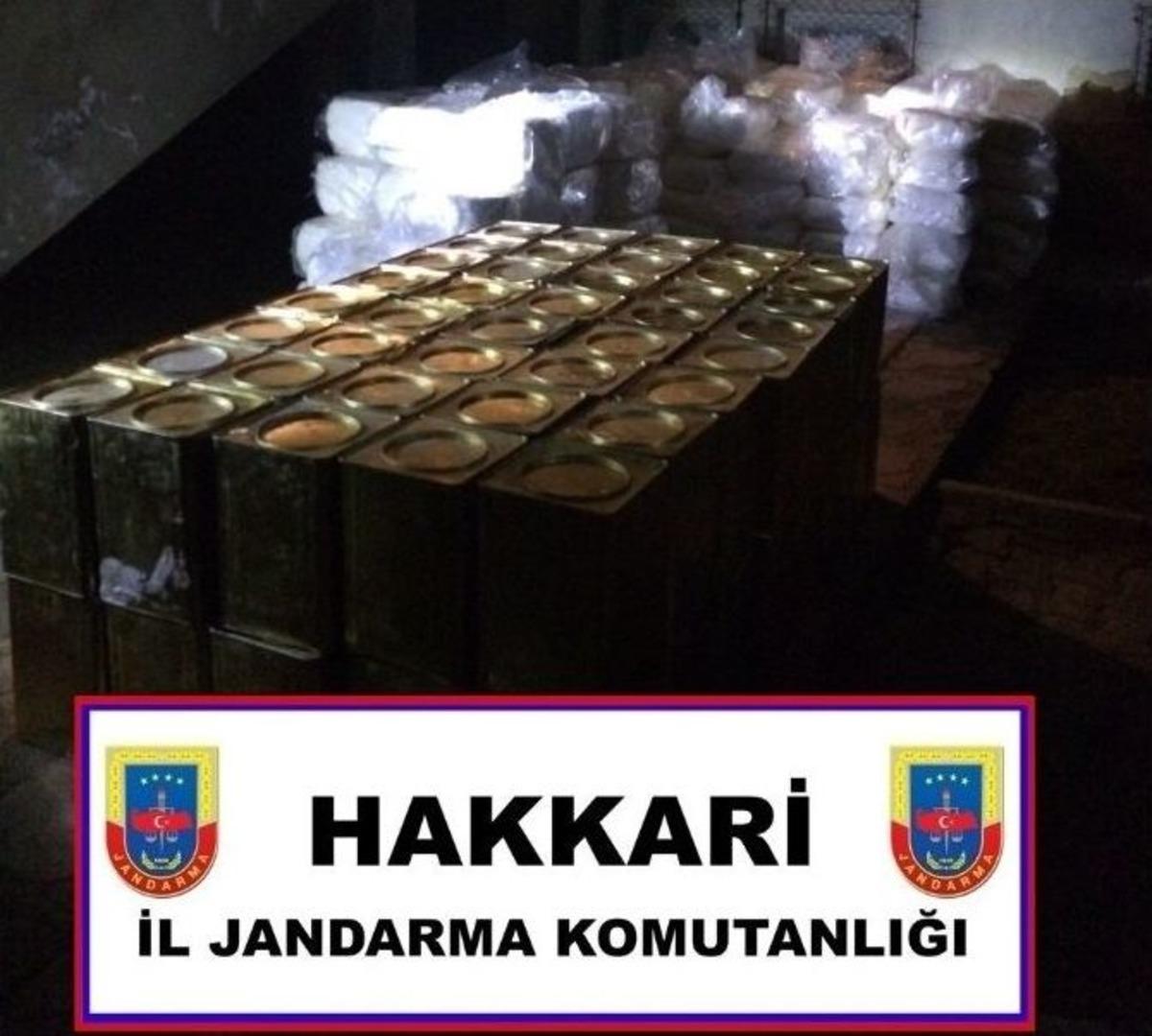 Hakkari&rsquo;de Ka&ccedil;ak S&uuml;t Ve Tereyağı Operasyonu