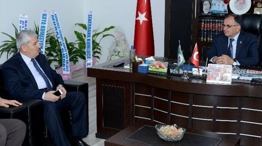 Başkan &Ccedil;etinkaya&rsquo;dan Kayhan&rsquo;a Hayırlı Olsun Ziyareti