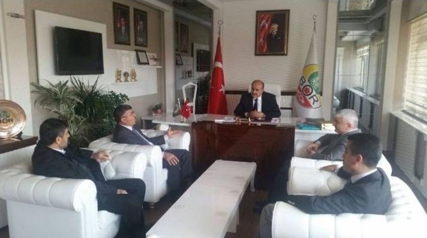 Başkan Akdoğan&rsquo;dan Başkan Erat&rsquo;a Ziyaret