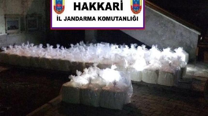 Y&uuml;ksekova'da 9 Ton Ka&ccedil;ak Kaymak Ve Tereyağı Ele Ge&ccedil;irildi