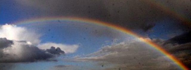 Gaziantep te Yağmur Sonrası G&ouml;kkuşağı 1