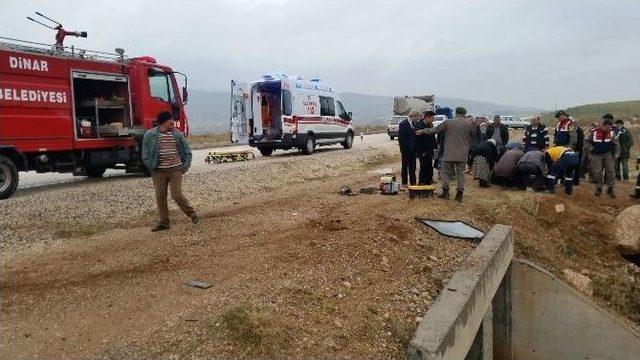 Afyonkarahisar’da Trafik Kazası: 1 Yaralı