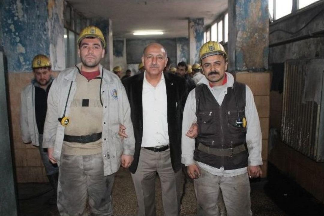Ak Parti Milletvekili Aday Adayı Madencilerle Bir Araya Geldi