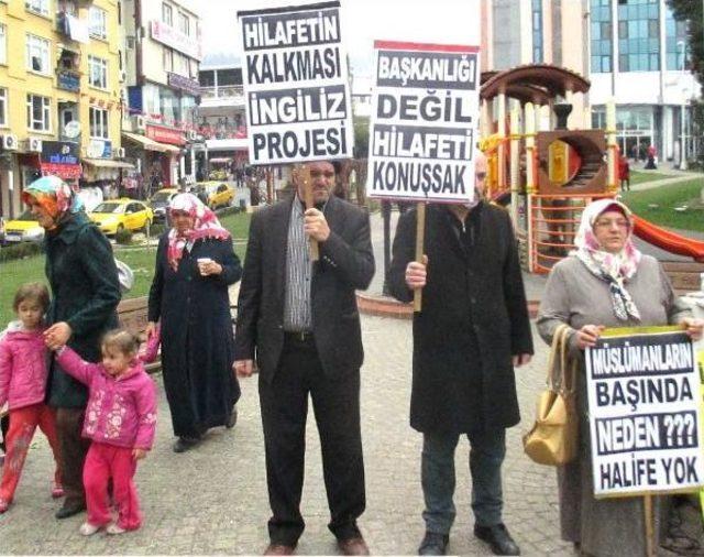 İzmit'te 7 Kişilik Gruptan 'hilafet' Çağrısı