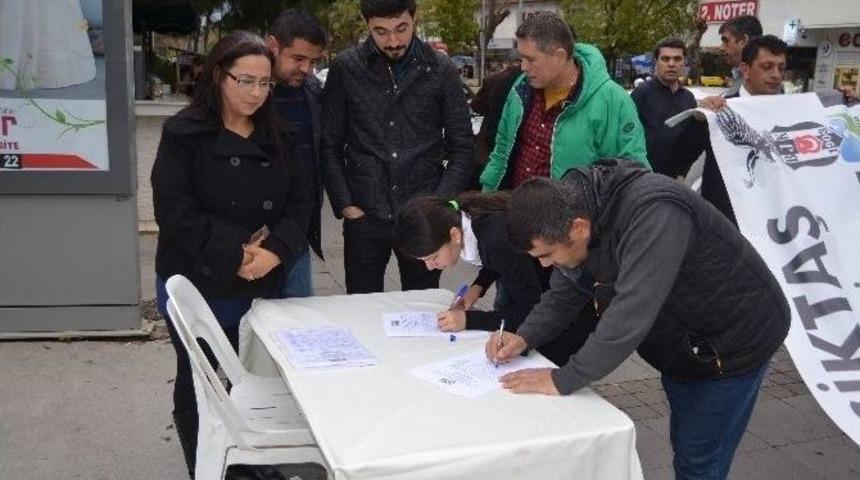 Beşiktaşlılardan, Fethiye&rsquo;nin İl Olması İ&ccedil;in Destek