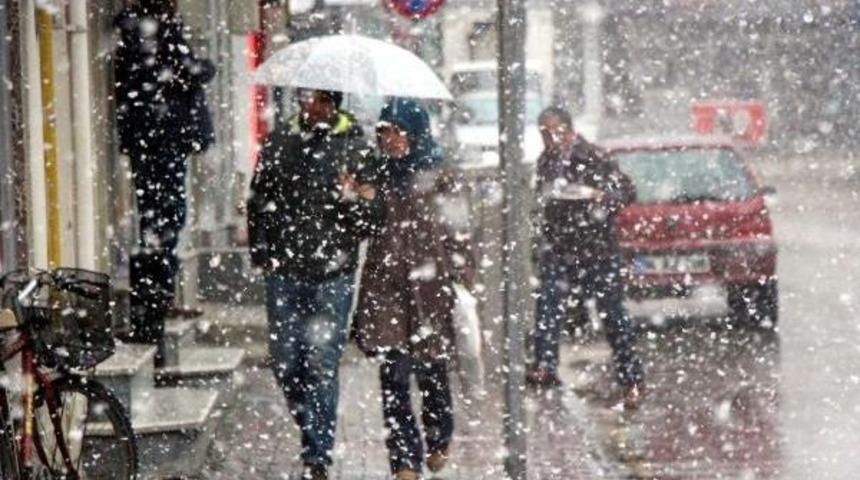 Bolu'da Kar Yağışı