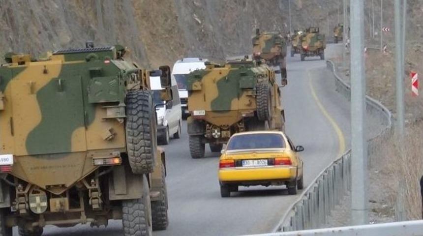 Hakkari&rsquo;de Askeri Hareketlilik