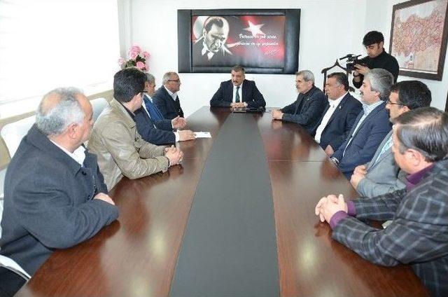 Muhtarlar, Başkan Gürkan’ı Ziyaret Etti 1
