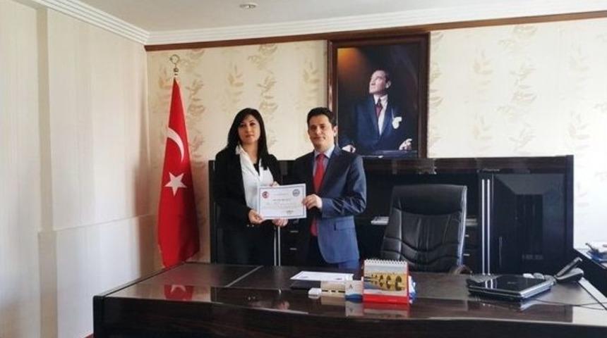 İdil Teog&rsquo;da Dereceye Giren Okul &Ouml;ğretmenlerine Başarı Belgesi
