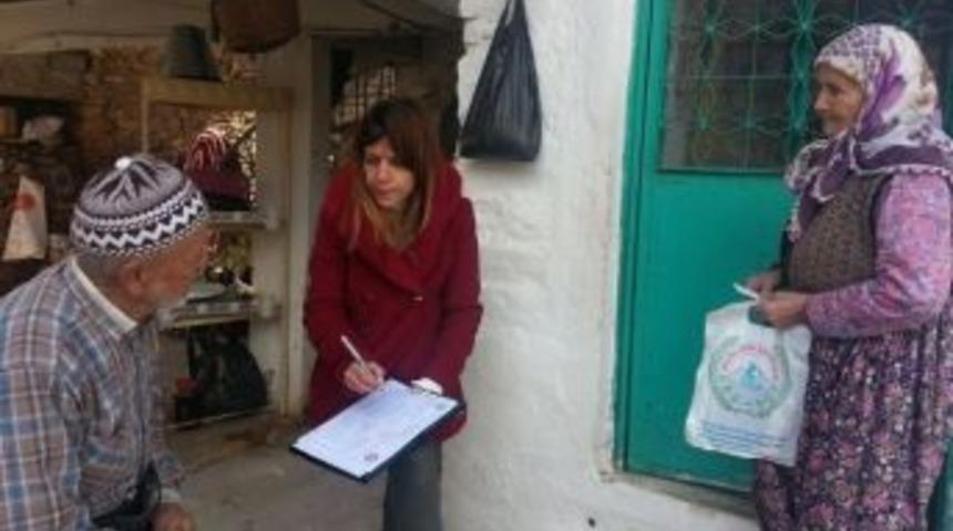 İncirliova&rsquo;da Sosyal Hizmet Biriminin Ziyaretleri Devam Ediyor