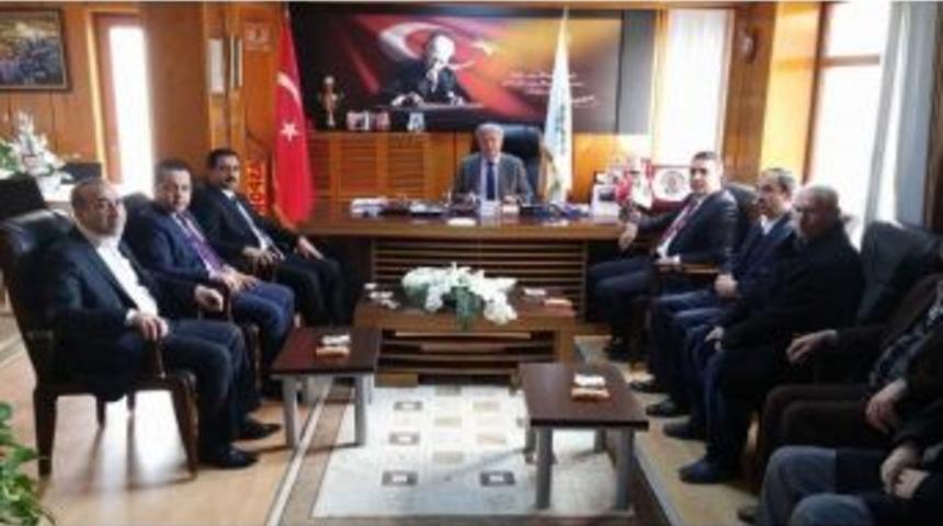 Taşkın&rsquo;dan Doğanşehir Belediyesine Ziyaret