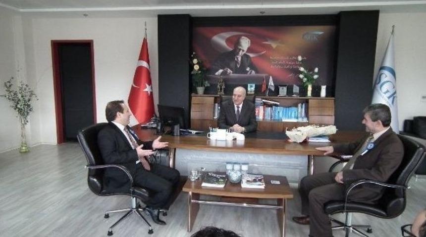 Muhasebecilerden Sgk&rsquo;ya Ziyaret