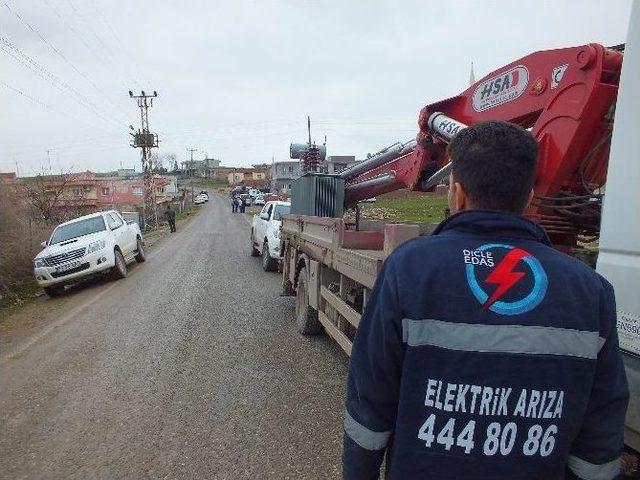 55 Hane İçin 400 Kva’lık Trafo İsteyen Köylüler, Eylem Yaptı