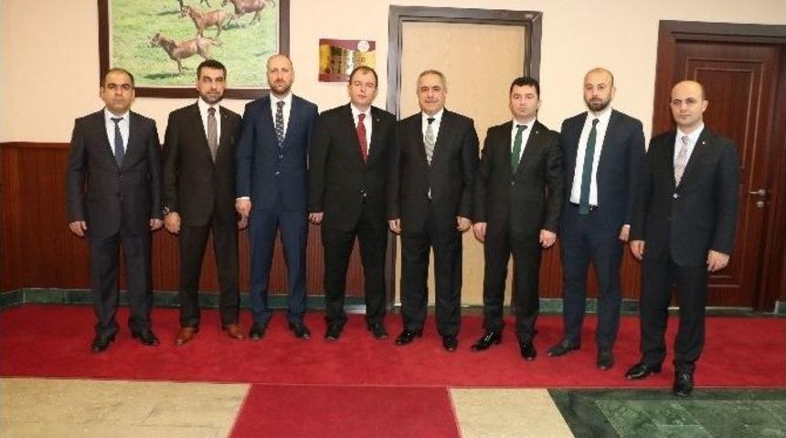 Erzincan Tso&rsquo;dan Gıda Tarım Ve Hayvancılık Bakanlığı M&uuml;steşar Yardımcısı Tun&ccedil;&rsquo;a Ziyaret