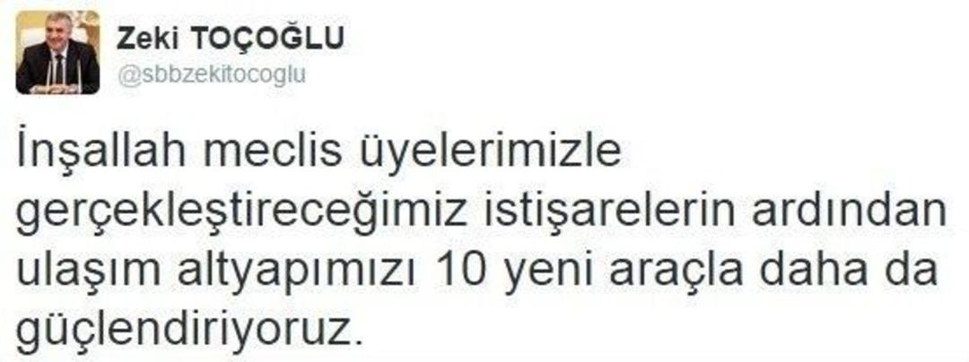 Ulaşım Filosuna 10 Yeni Ara&ccedil;