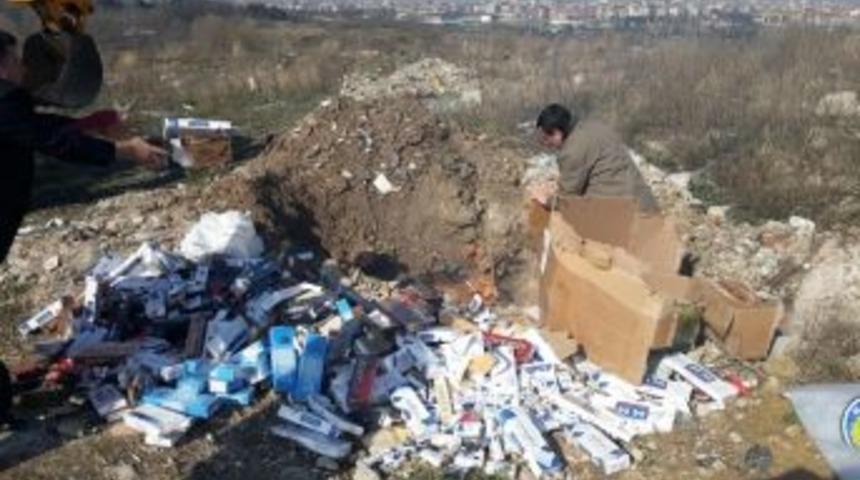 Esenler&rsquo;de 140 Bin 977 Tl&rsquo;lik Ka&ccedil;ak Sigara Ele Ge&ccedil;irildi