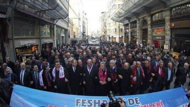 Beyoğlu’nda Görkemli Erzincan Yürüyüşü 3