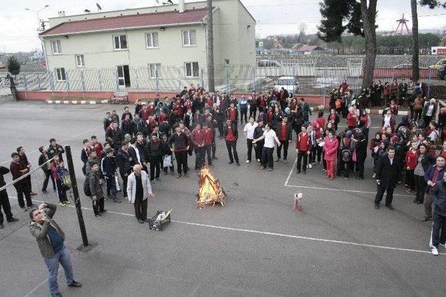 Lisede Yangın Tatbikatı 3