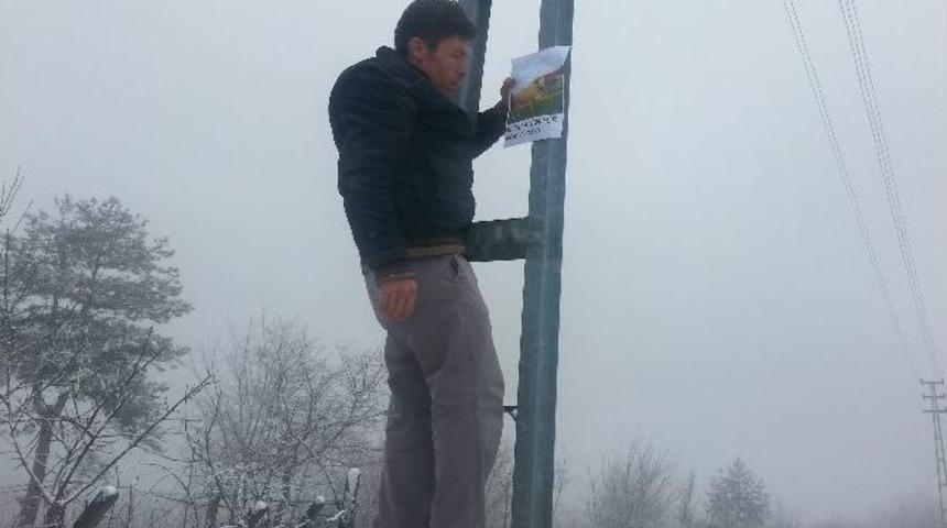 (&ouml;zel Haber) Bartınlı &Ccedil;ift&ccedil;i Kaybolan İneğini Afişlerle Arıyor