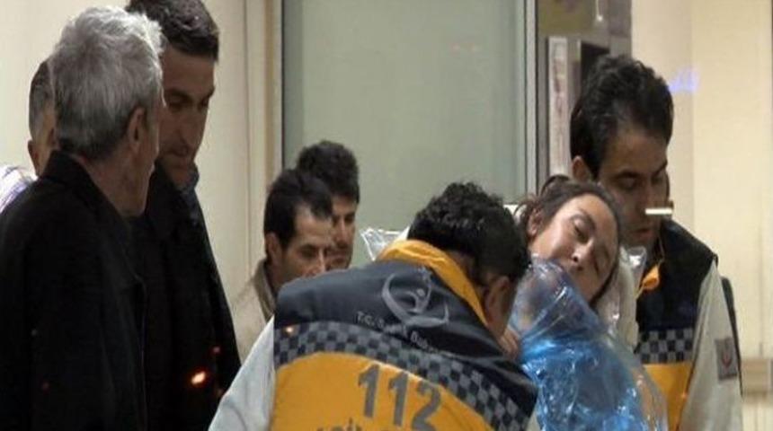 İneğin &Ccedil;arptığı Kadın Hastaneye Kaldırıldı