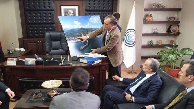 Ak Parti Trabzon Milletvekili Aday Adayı Asım Aykan&rsquo;dan Beşikd&uuml;z&uuml; Belediye Başkanı Bı&ccedil;ak&ccedil;ıoğlu&rsquo;na Ziyaret 1