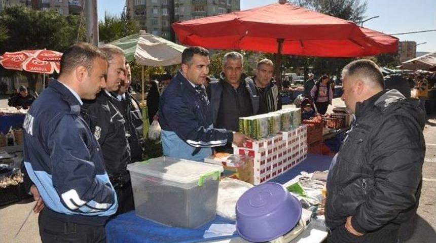 Torbalı&rsquo;da Ka&ccedil;ak T&uuml;t&uuml;n Ve Sigara Satışına Baskın