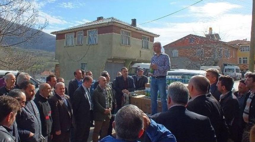 19 Mayıs&rsquo;ta Organik Fındık &Uuml;reticilerine Solucan G&uuml;bresi Dağıtıldı