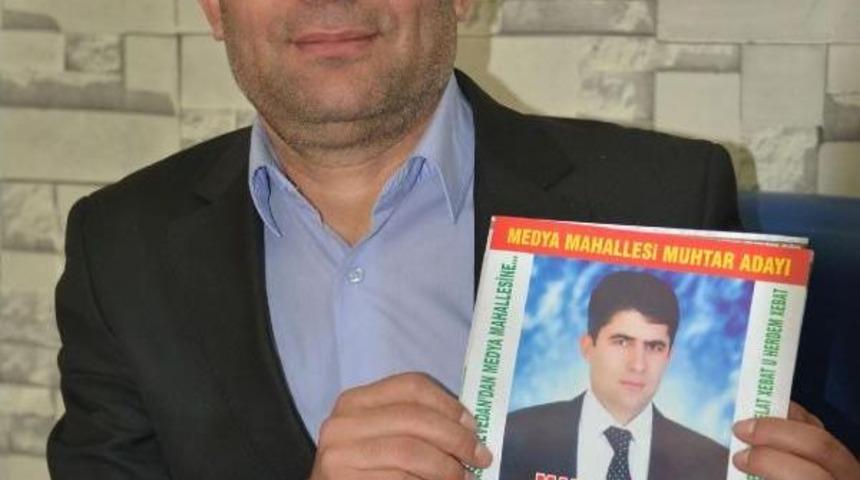 Muhtar Adayının Afişli Se&ccedil;im Kampanyası