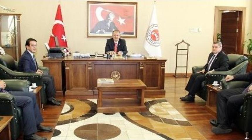 Atb&rsquo;den Cumhuriyet Başsavcısı Ve Baroya Ziyaret