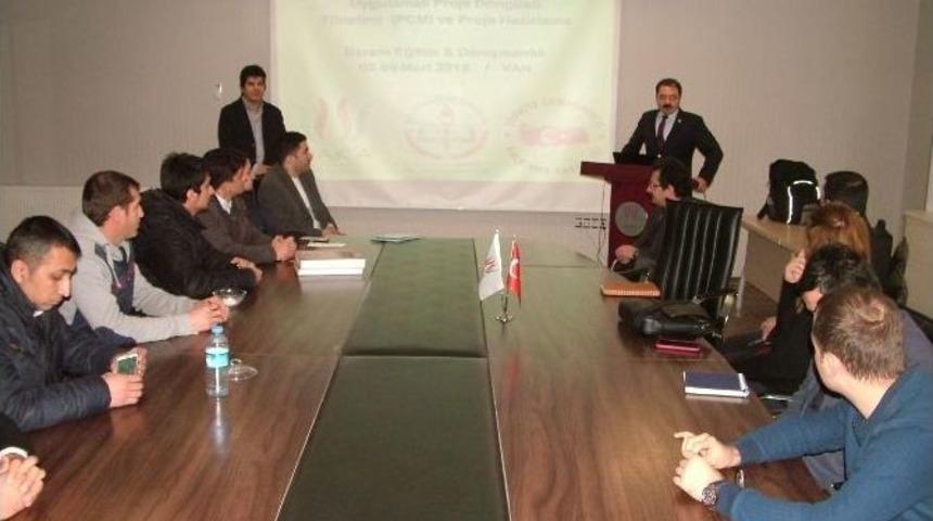 Tuşba İl&ccedil;e M&uuml;d&uuml;rl&uuml;ğ&uuml; Tarafından Branş &Ouml;ğretmenlerine Y&ouml;nelik &ldquo;proje Hazırlama Eğitimi&rdquo; D&uuml;zenlendi
