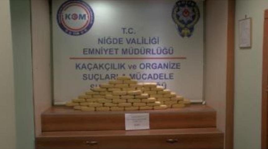 Niğde'de 35 Kilo Eroin Ele Ge&ccedil;irildi